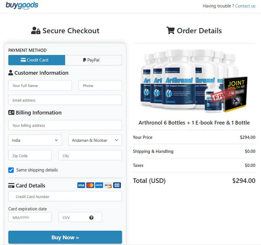 Arthronol-Secure-Checkout